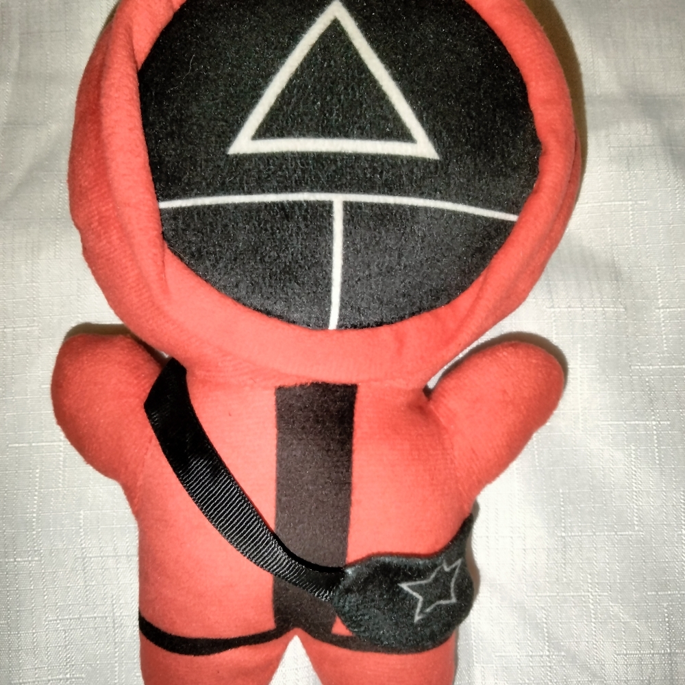 9" Squid game triangle plushie